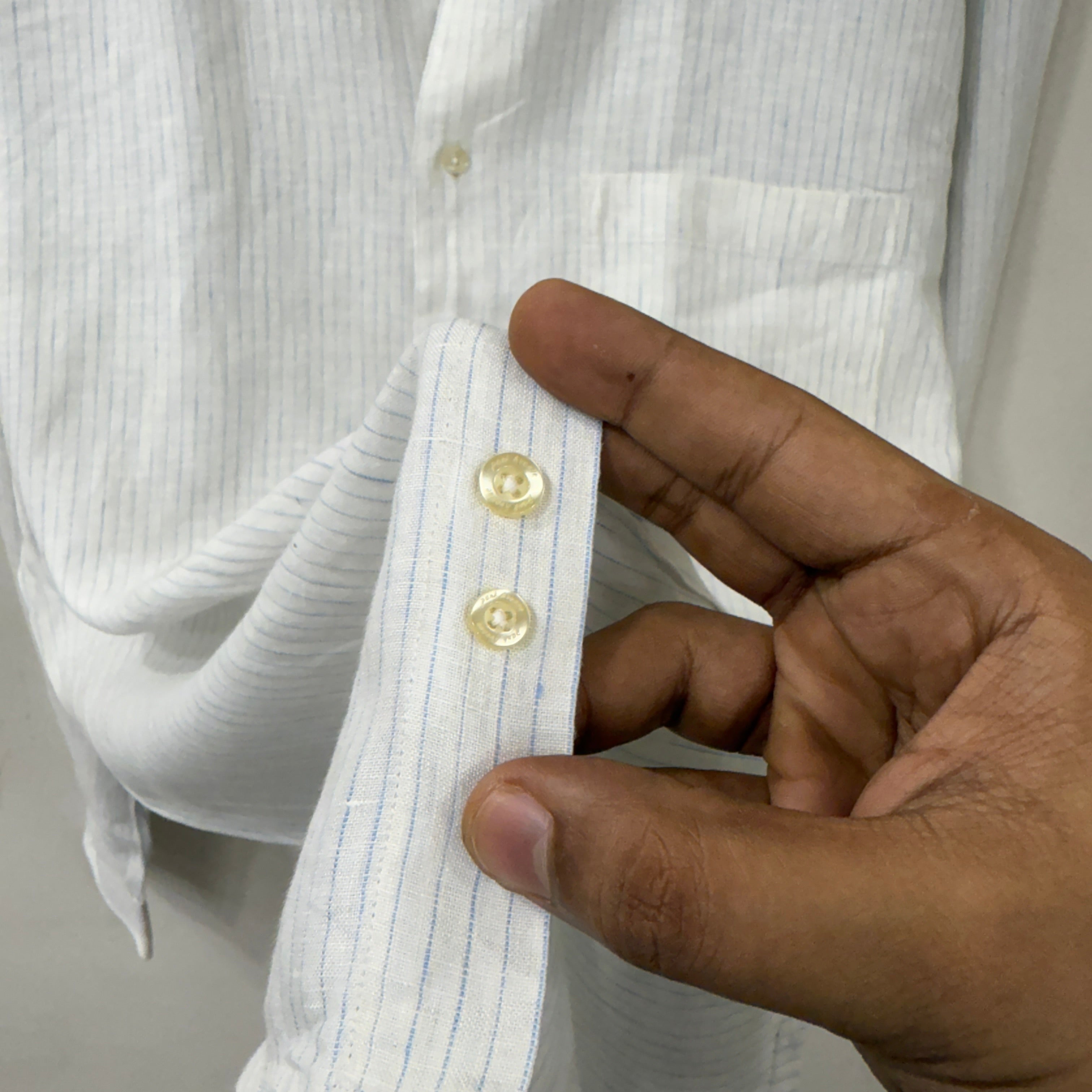 Park Avenue Linen stripes shirt