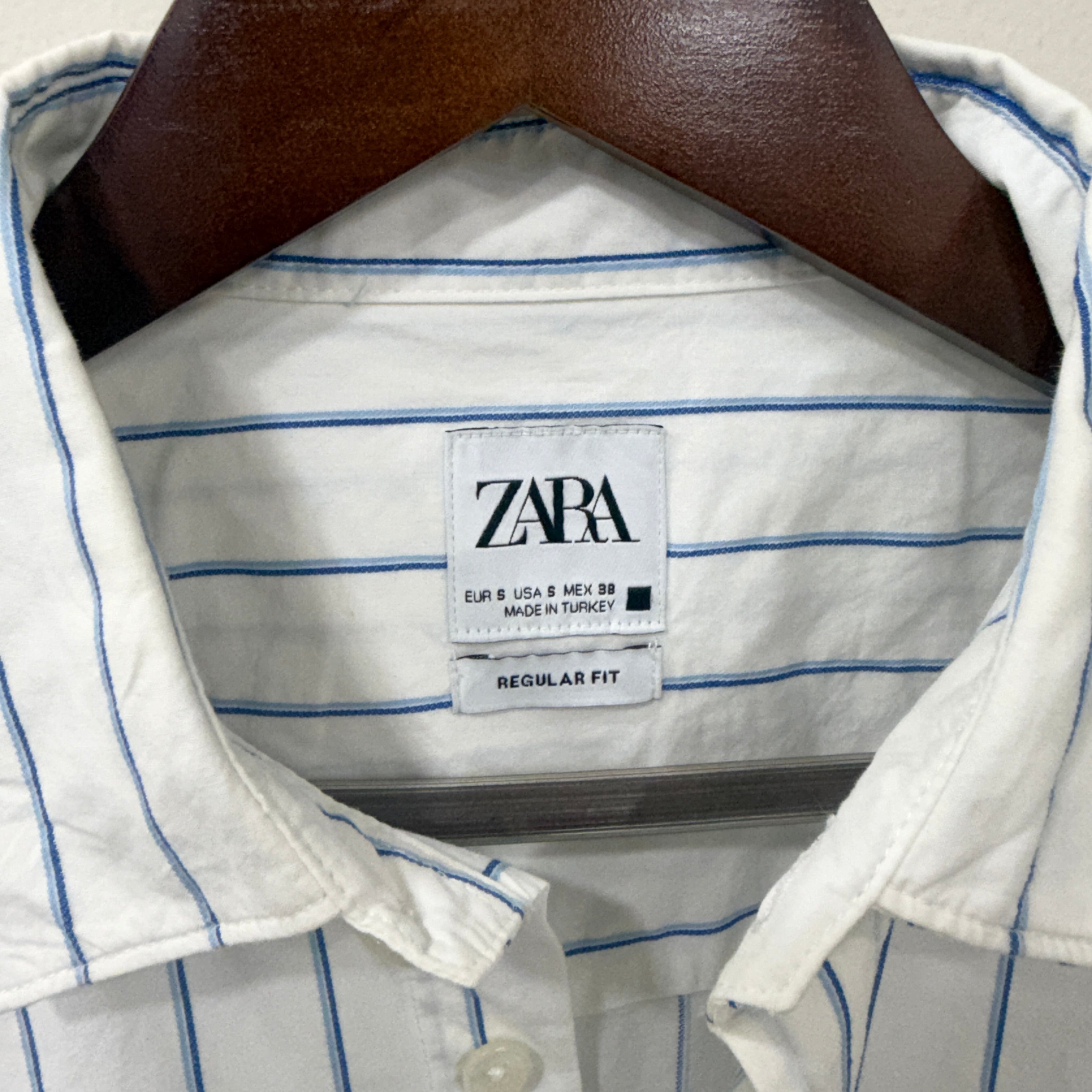 Zara stripes half sleeve shirt