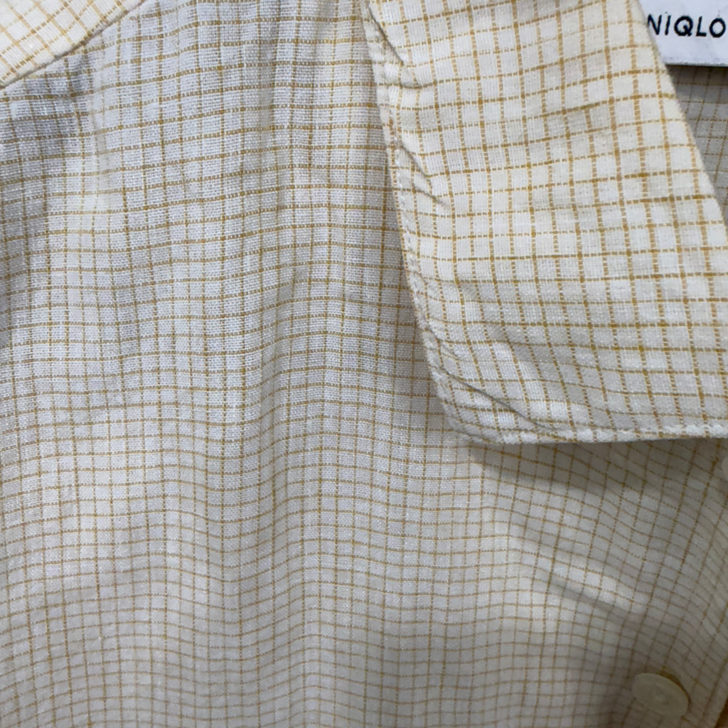 Uniqlo X Lemaire linen checkered shirt