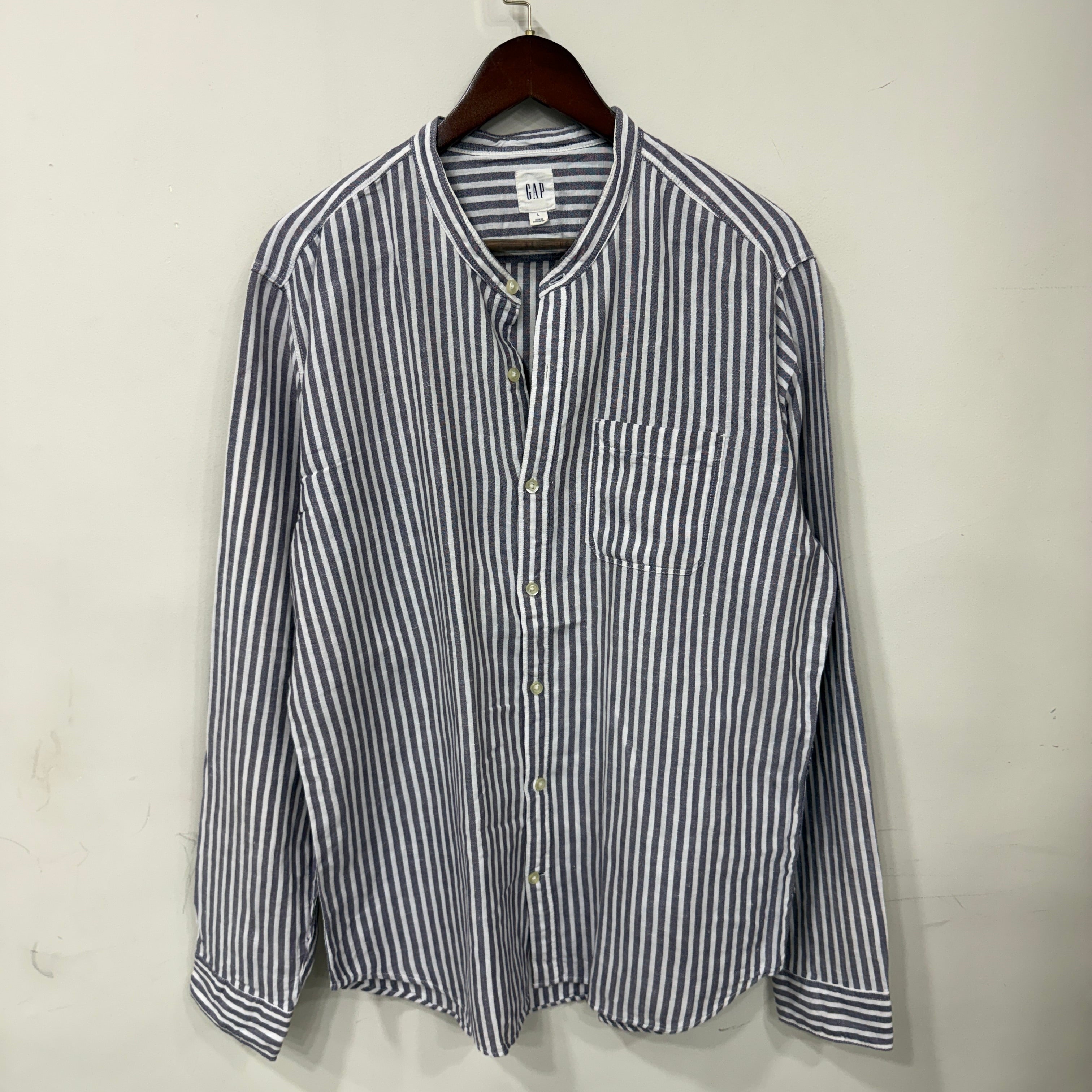 GAP linen stripes shirt