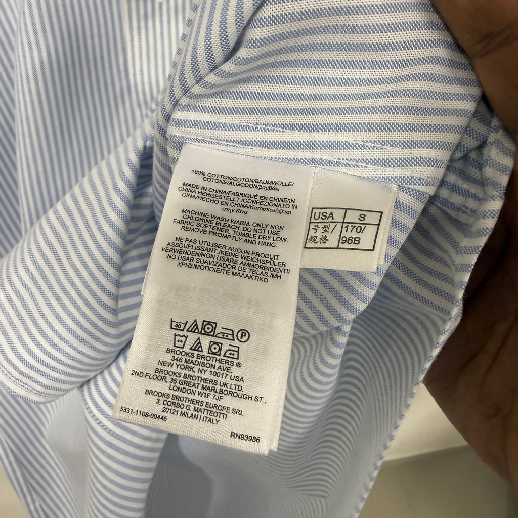 Brooks Brothers Stripe button down oxford shirt