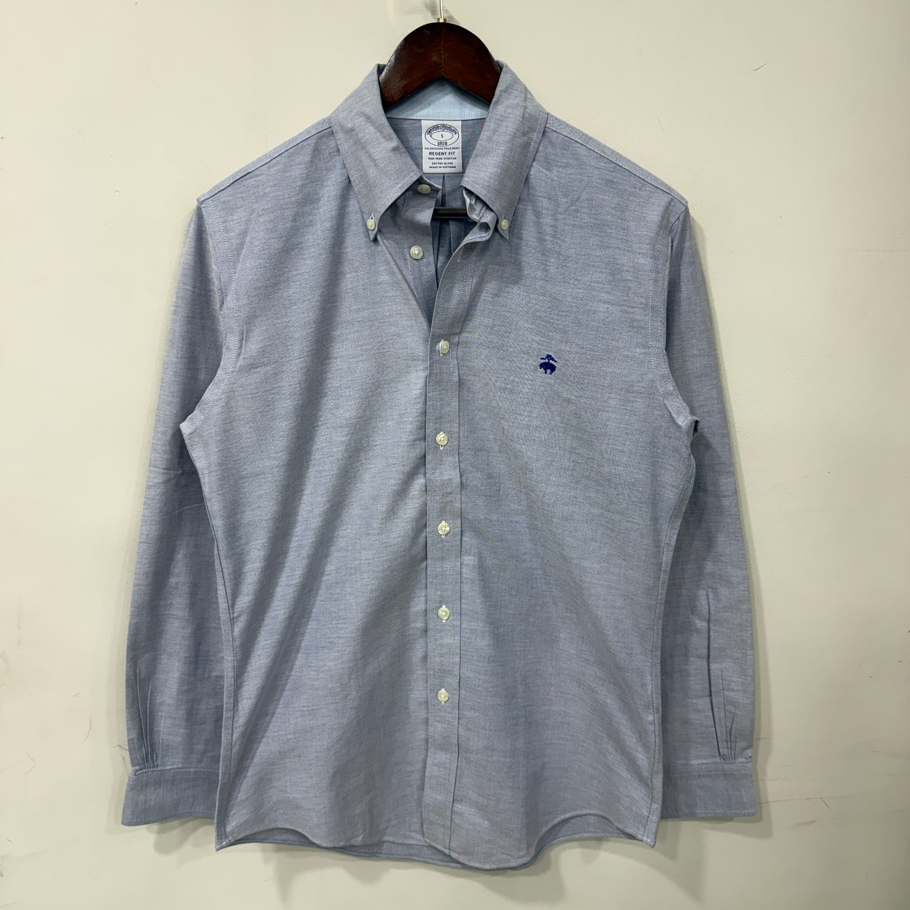 Brooks Brothers button down solid shirt