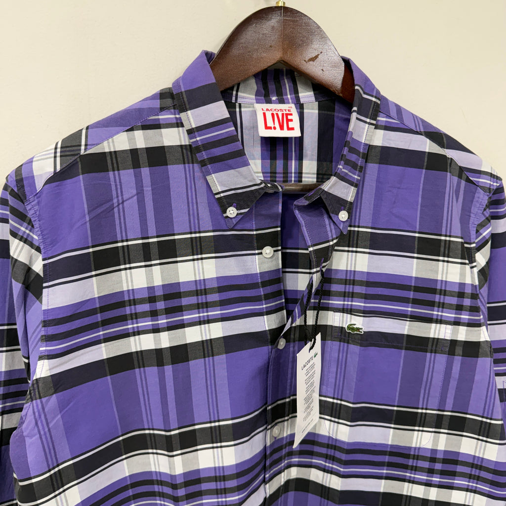 Lacoste checkered shirt