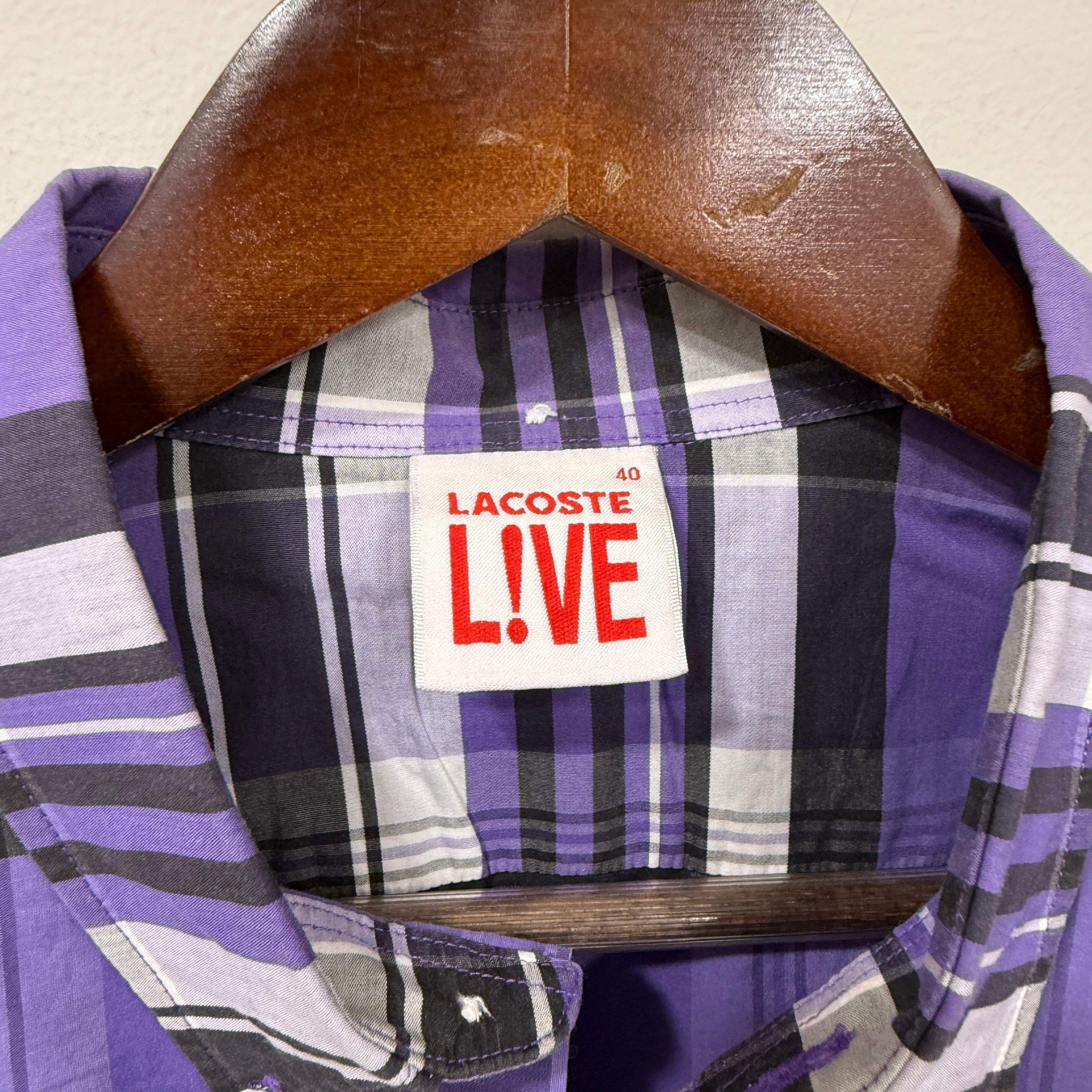Lacoste checkered shirt
