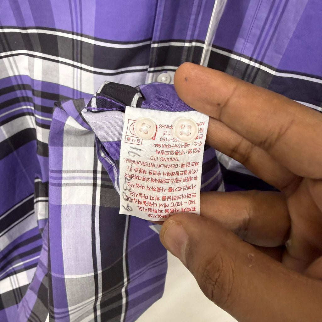 Lacoste checkered shirt