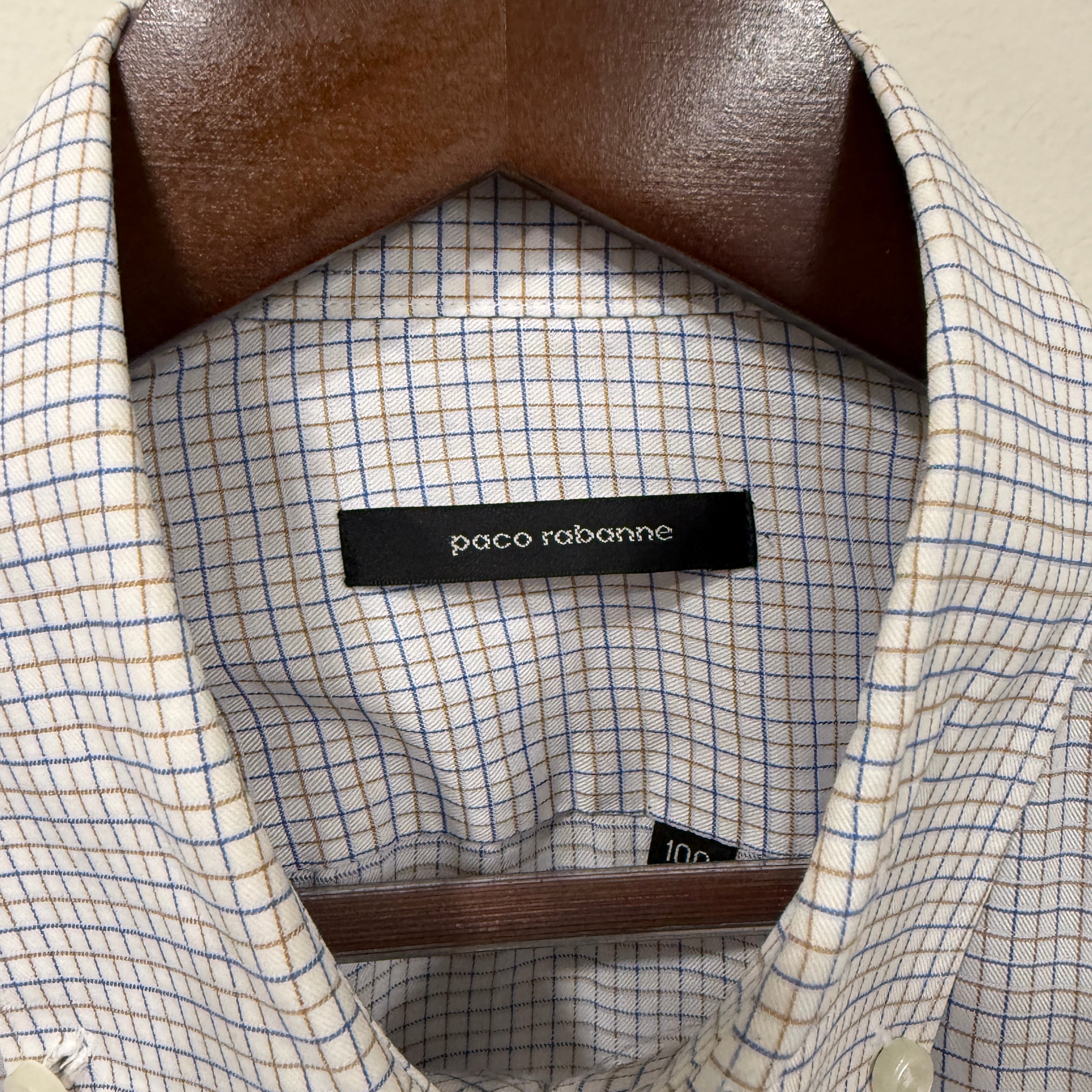 Paco Rabanne checkered shirt