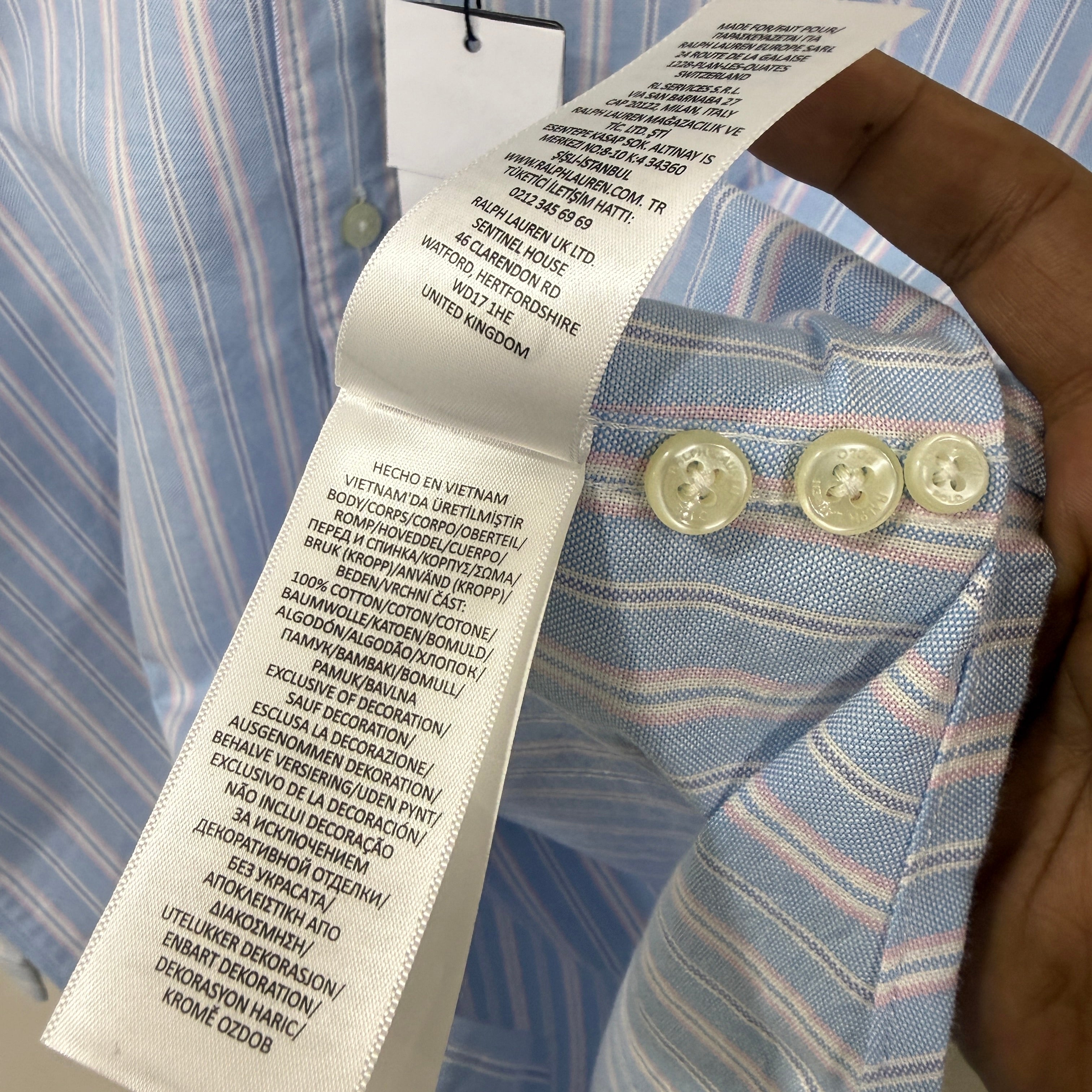 Ralph Lauren button down oxford shirt