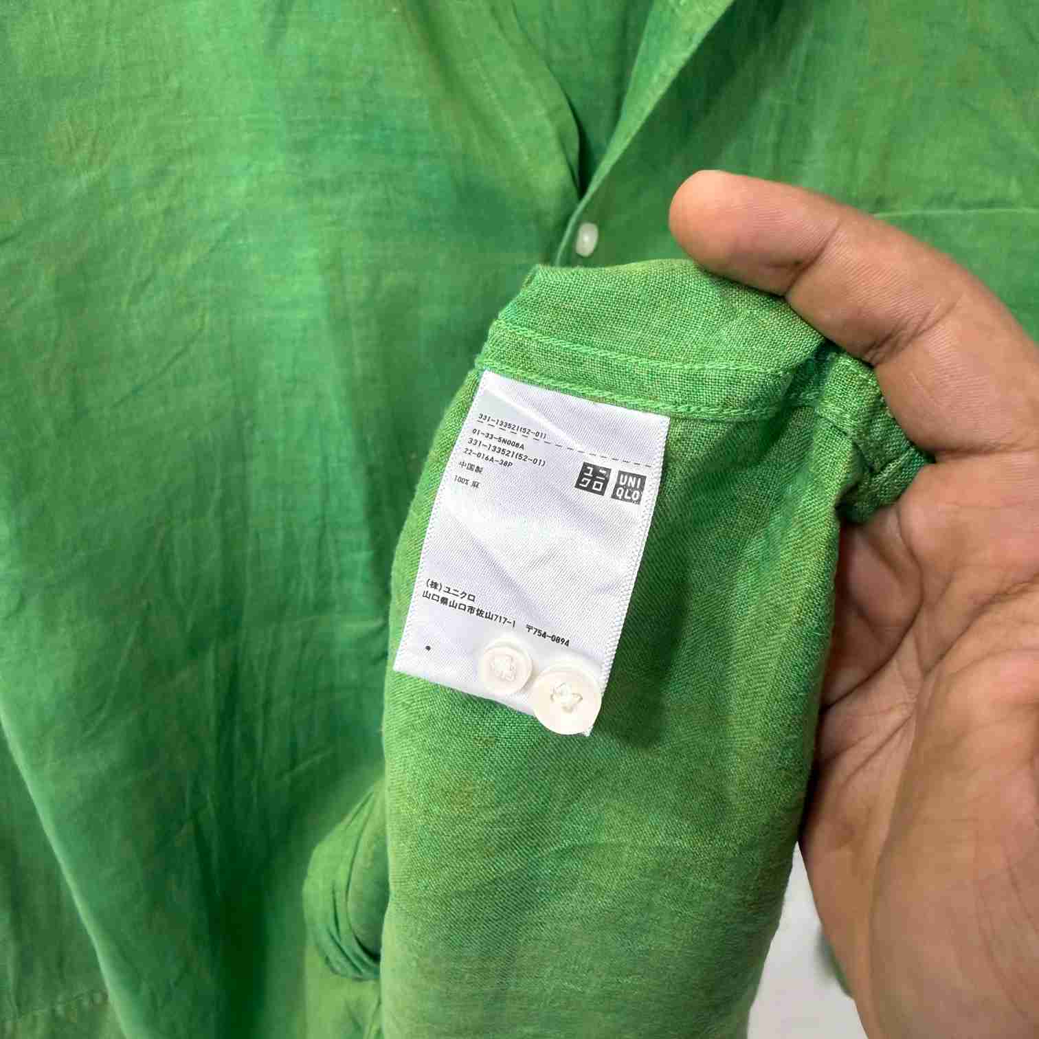 Uniqlo linen shirt