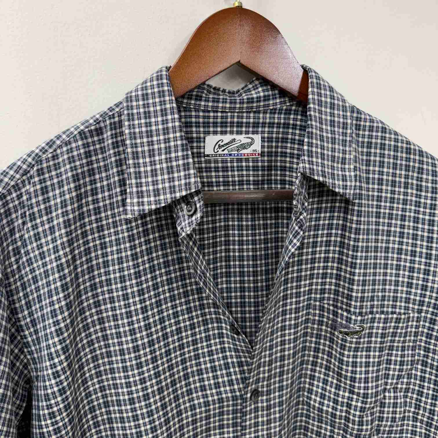 Crocodile checkered shirt