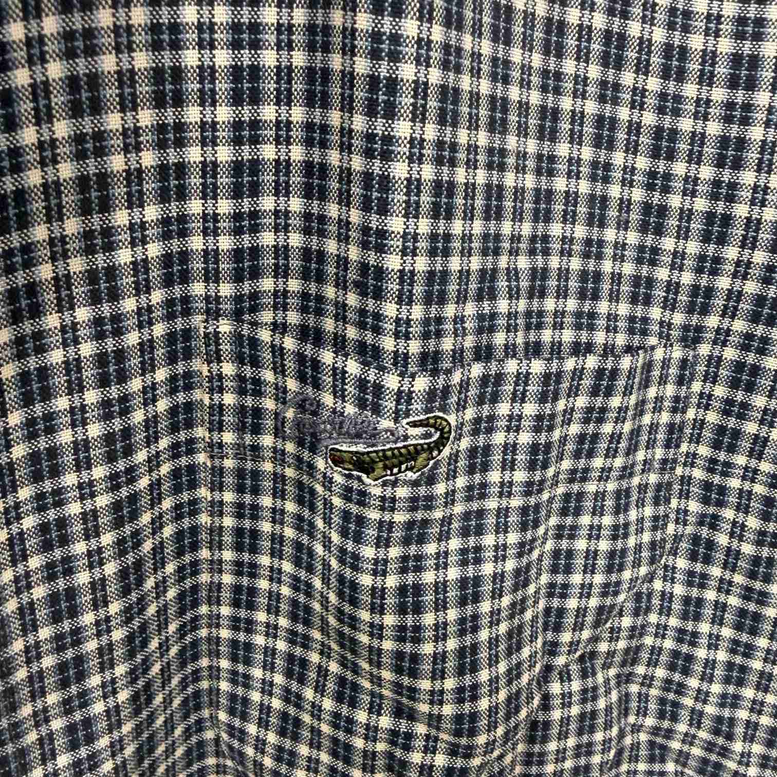 Crocodile checkered shirt