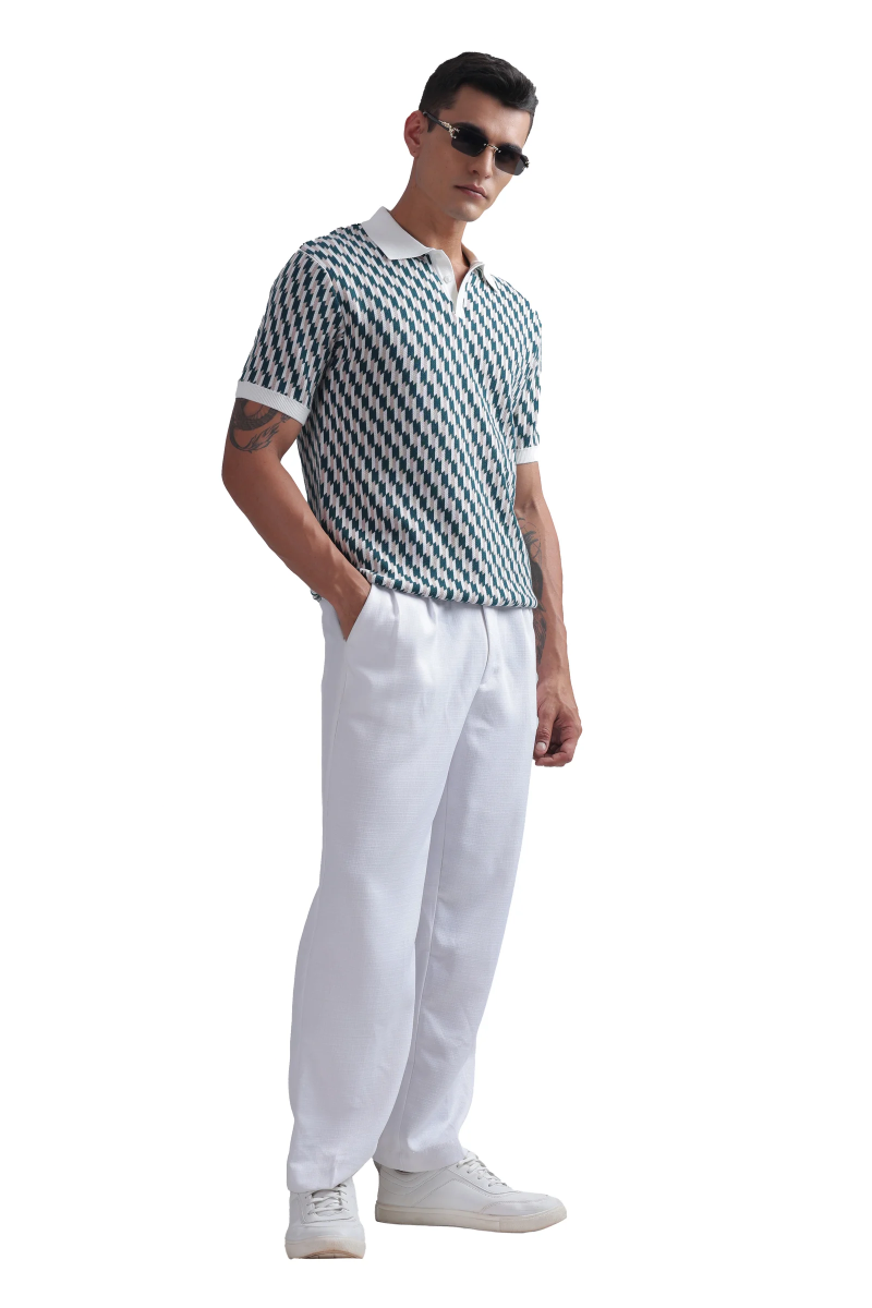 Eterna knitted Polo T-shirt