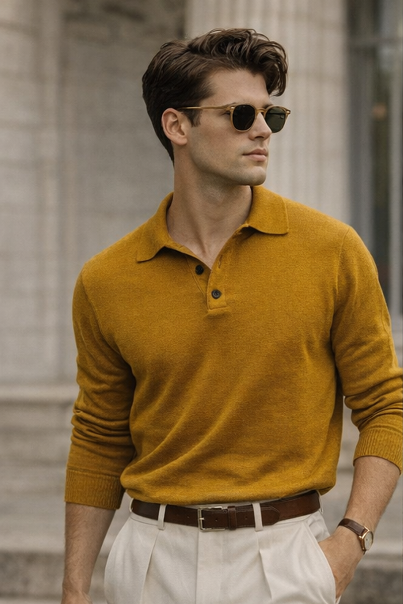 Savile Gold Polo T-shirt