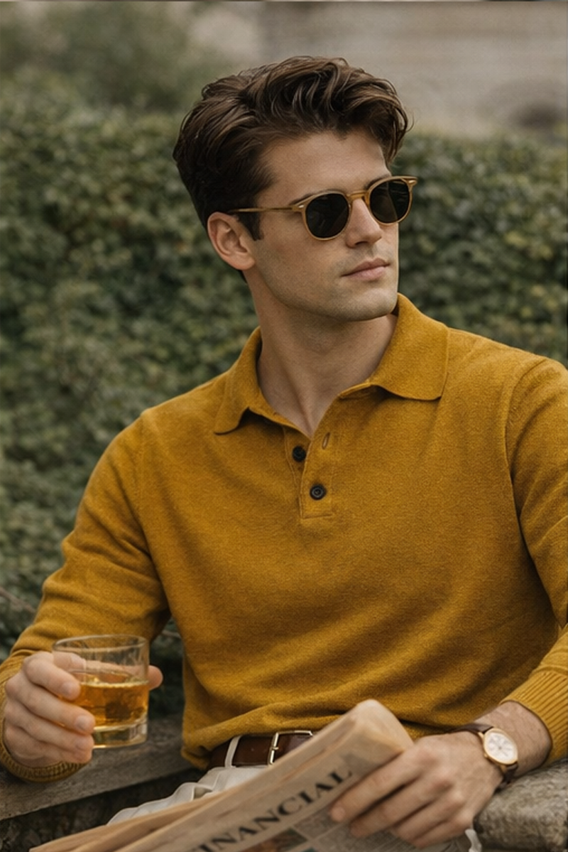 Savile Gold Polo T-shirt