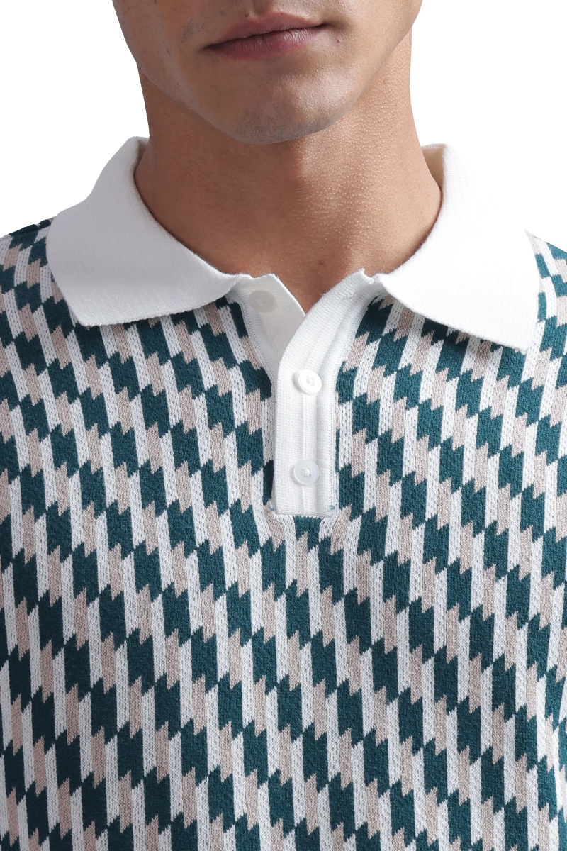 Eterna knitted Polo T-shirt
