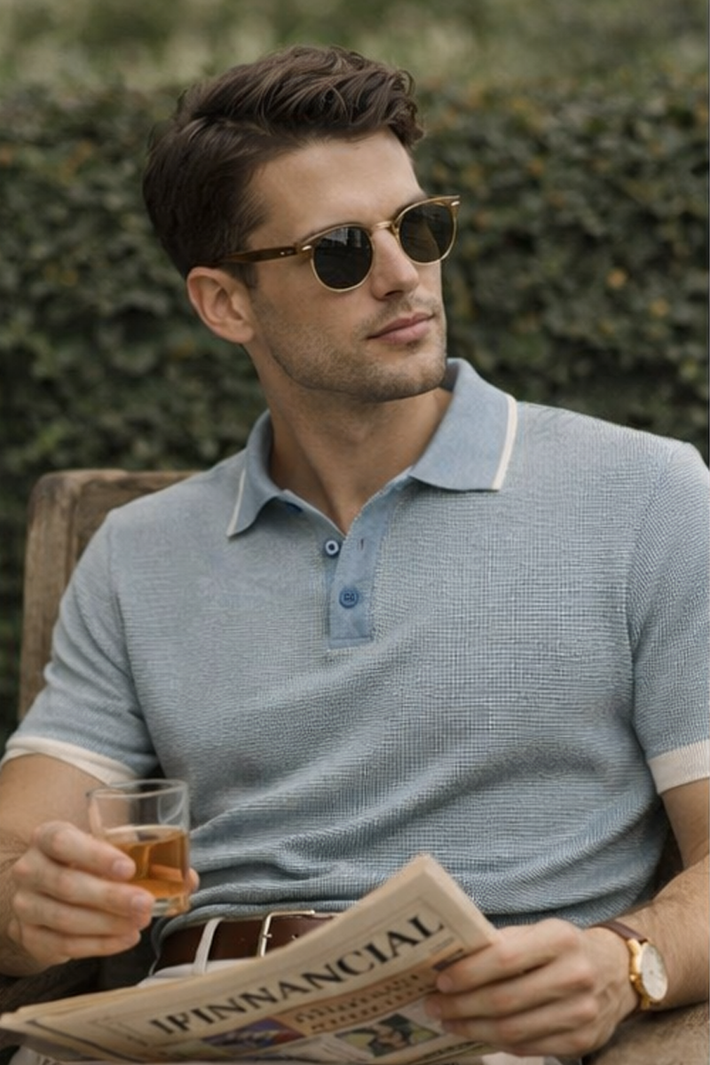 Azure Coast Polo T-shirt