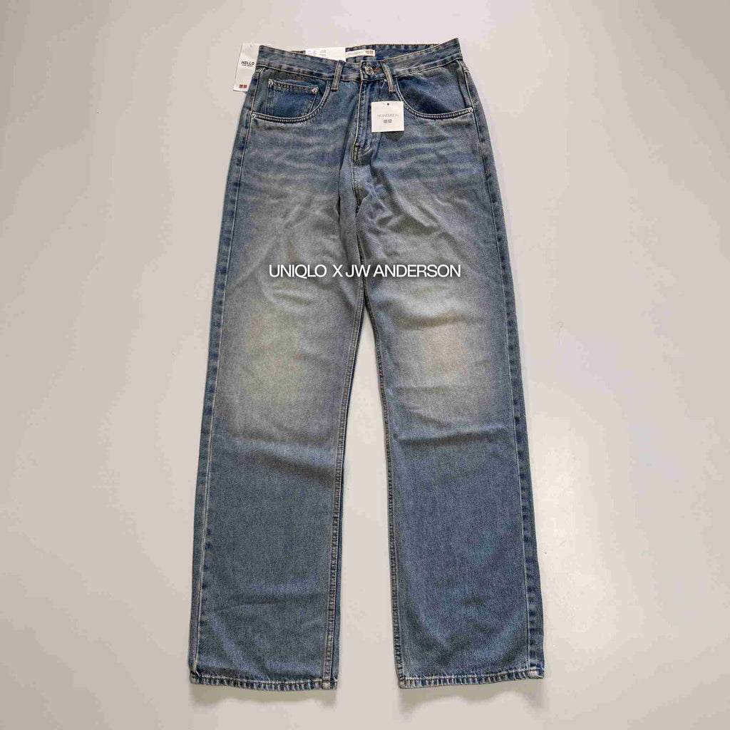 Uniqlo X JW Anderson baggy dark shade jeans