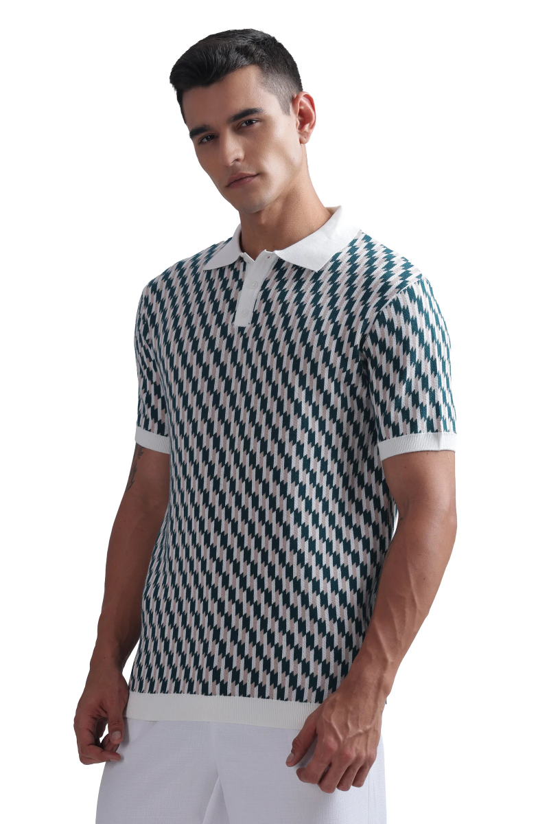 Eterna knitted Polo T-shirt