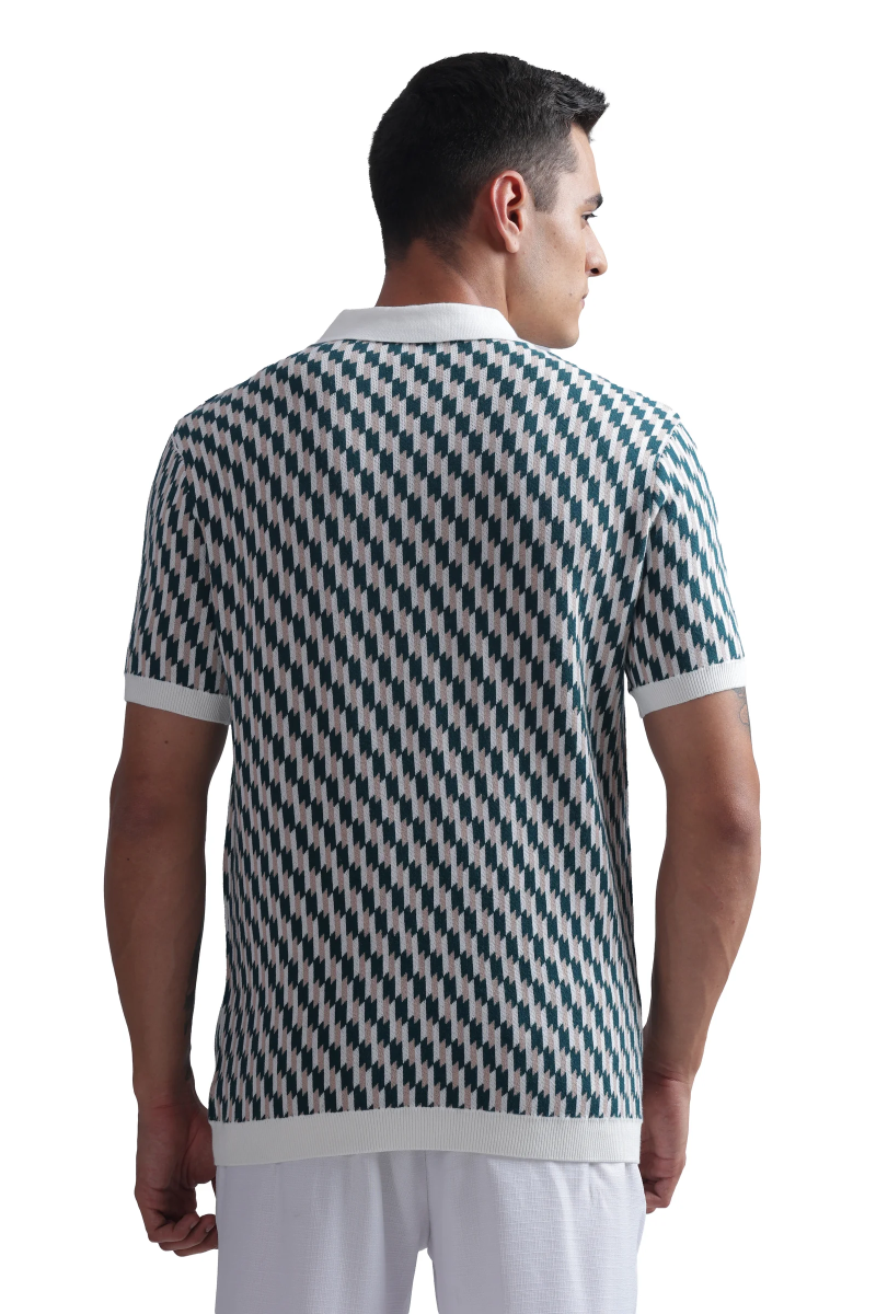 Eterna knitted Polo T-shirt